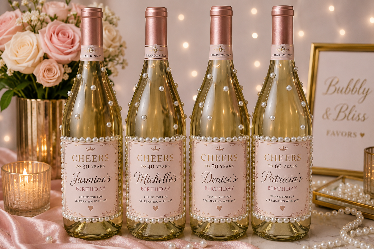 Vineyard Bliss Wine Bottles