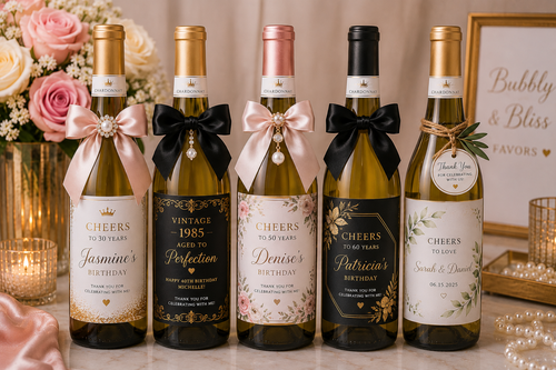 Vineyard Bliss Wine Bottles